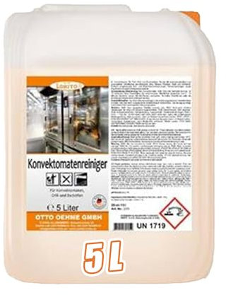 Lorito frisch & sauber Konvektomatenreiniger Konzentrat 5 L - Grillreiniger & Backofenreiniger extra stark, Kraftvoll gegen Fett, Verkrustungen, Verschmutzungen & Öl
