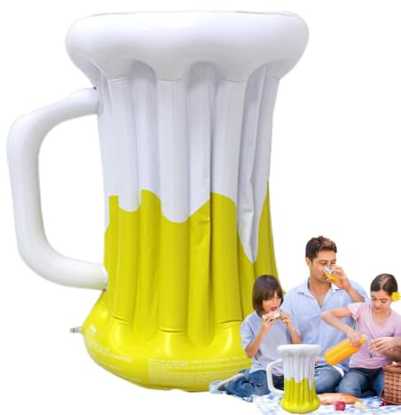 Uppblåsbar ishink flytande stora bärbara hawaiianska drycker | PVC uppblåsbar ölkylare för fester utomhus flytande kylare för utomhus BBQ strand pool picknick bakgård firanden