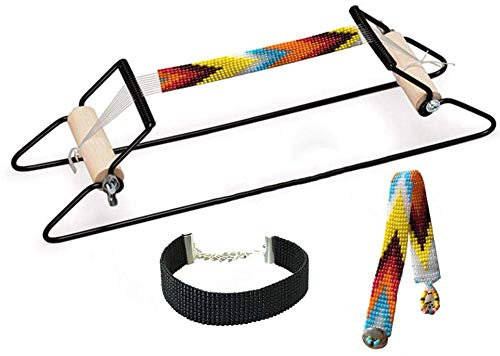 Webmaschine Holzperlen Edelstahl Perlen Weben Set Strickmaschine Perlen Für Schmuck Armbänder DIY