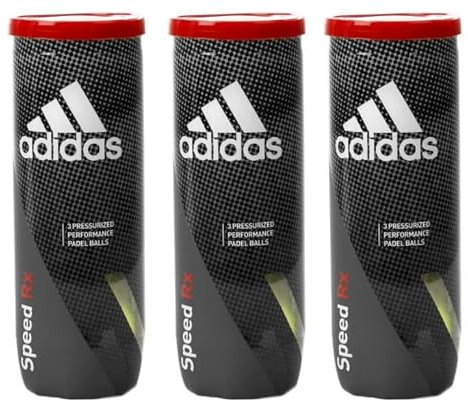 Adidas Speed RX Padelschläger, 9 Bälle, 3 x 3 (3)