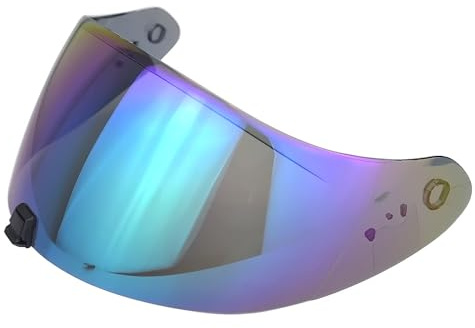 Generisch Visier for SCORPION Maxvision KDF-16-1 EXO-R1 Air Carbon Helm Scorpion EXO-R520 EXO-1400 Visier Schild Objektiv Anti-UV(Rainbow)