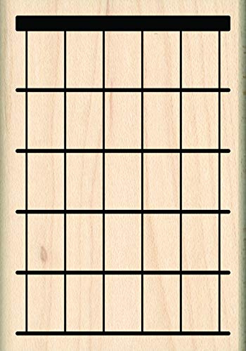 Stamps by Impression Tampon en caoutchouc pour accords de guitare 6 cordes 5 frettes