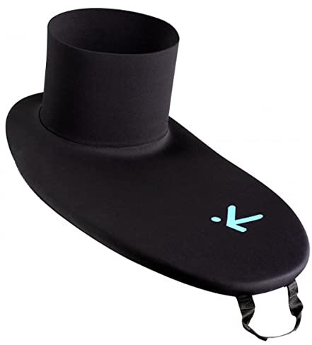 Hiko Spritzdecke Prodigy 87 - Big (L) - Kajak-Spritzdecke - Schwarz - e.prene - Unisex - Bungee - 87 cm x 45 cm