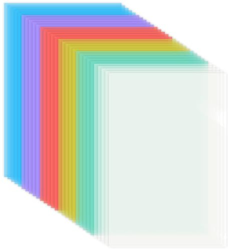 Clear Plastic Wallets Folders A4 30 Pcs Plastic Sleeves for A4 Paper Cut Flush Folder Files Covers Wallet Pockets for Paperwork Documents