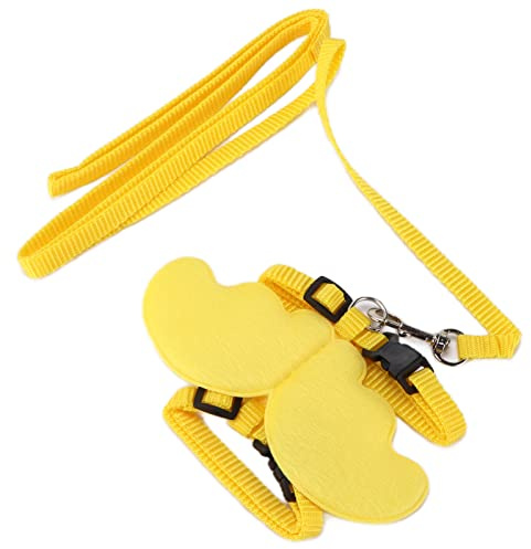Acouto Forniture per Pollame e Bestiame Pettorina per Animali Multicolori Elastica e Traspirante Modello Carino Corda da Trazione per Esterni con Fettuccia in Nylon per Polli Anatre Oche Piccoli (M)