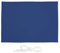 Relaxdays Sonnensegel rechteckig, 3,5 x 4,5 m, wasserabweisend, UV-Schutz, mit Spannseilen, Schattenspender, dunkelblau
