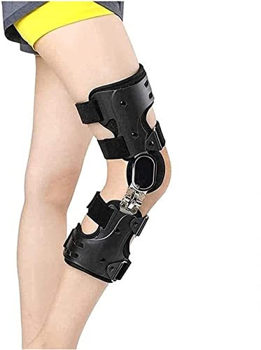 TSUSF Rodillera ROM con Bisagras Ajustable, Estabilizador De Pierna Ortesis De Rodilla Férula para ACL, PCL, MCL O LCL Protector Ortopédico De Férula Transpirable Y Liviana (Color : Right)