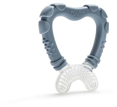 Nuvita 7006 massaggiagengive Dentizione 4 mesi + - Powder Blue: il Miglior Alleato per i Denti dei Tuoi Bambini