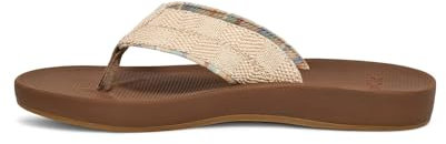 Sanuk Herren Cosmic Coast Hanf Flipflop, Haferflocken (Oatmeal), 44 EU