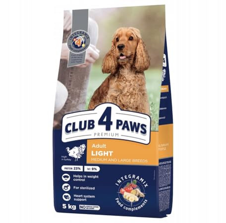 CLUB 4 PAWS für mittlere bis große Rassen Light 5 kg