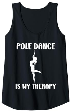 Abito Pole Dance Simple Donna Pole Dance Canotta, Donna, Nero, M