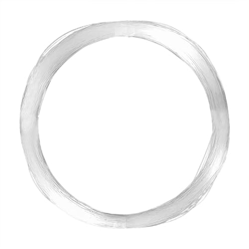 Yulokdwi Fil de pêche Transparent, Ficelle de pêche en Nylon | Corde de cerf-Volant | Ficelle de Lancement de Mouche de cerf-Volant antirouille, pour la pêche en mer, Ficelle Artisanale de Broderie