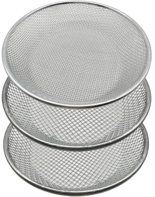 3 tamices de tierra para Garen, tamiz de tierra de 12 pulgadas para compost de rocas, adecuado para tambores de 5 galones de 10 mm, 6 mm, 3 mm