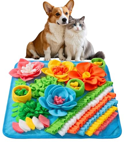 Benaewa Snuffle Mat, Non Slip Dog Food Mat for Encourages Natural Foraging Skills, Training Slow Feeding