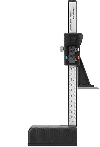CYSFETENA 0-150mm Digitales Höhenmessgerät,Kunststoff Magnetisches Präzisions Höhenanreißer,Höhenmesser mit Magnetfuß und Lcd Digitalbildschirm für Holzbearbeitung(Ohne Batterie)