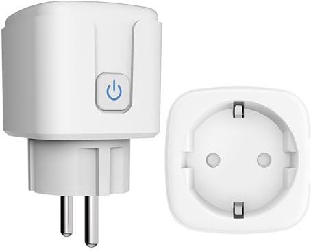 Presa Intelligente WiFi, Presa Smart WiFi 16A, Smart Plug, Monitoraggio Energia | App Controllo Remoto | Controllo Vocale | Timer compatibile con Alexa e Google Home (1)