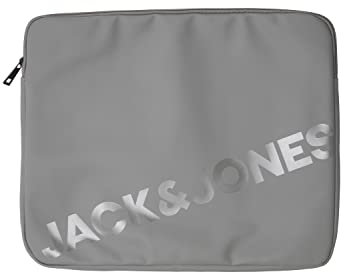 JACK & JONES Herren JACOWEN LAPTOP SLEEVE Rucksäcke 12229083 ,Grey Denim ,Einheitsgröße