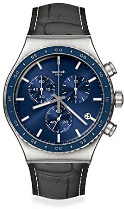 Swatch Herren Analog-Digital Automatic Uhr mit Armband S7262987