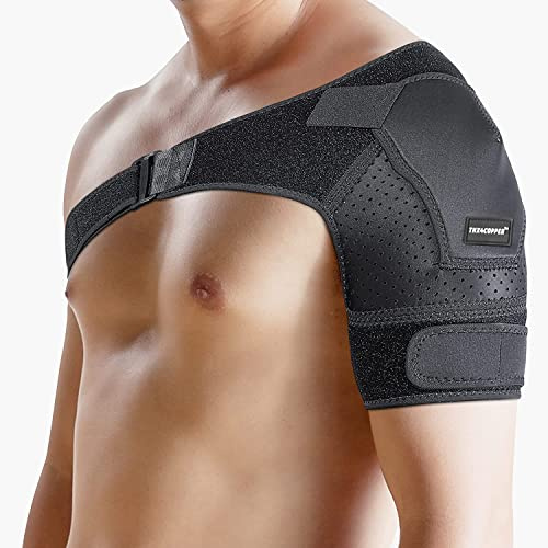 Thx4COPPER Attelle Épaules Réglable Bandage Soutien Pressurisé,Soulagement la Douleur Dislocation de Articulation de Épaule,Tendinite Scapulaire,Gauche ou Droite-S/M