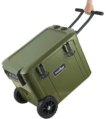 ZCBYBT Car Fridge Freezer Portable Compressor Car Refrigerator 12/24V Electric Cooler for Camping, Road Trip, Picnic, Down to -20℃,45L