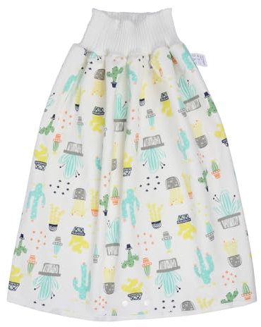 TOYANDONA Windelrock Für Kinder Hochtaillierte Trainingshose Wasserdicht Und Atmungsaktiv Ideal Für Töpfchentraining 47Cm X 42Cm 1 Stück