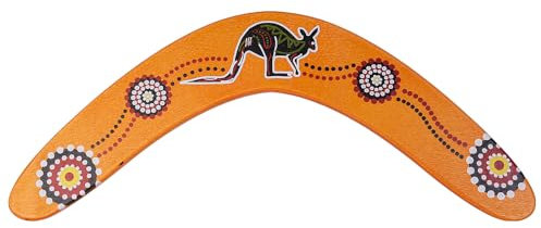 Sarini Dart, Outdoor-Bumerang, Bumerang für Erwachsene, Holz-Bumerang, Outdoor-Bumerang in V-Form, Return-Bumerang für den Außenbereich geeignet