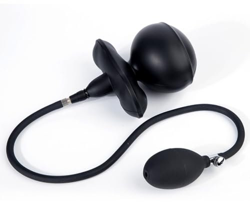 LDOZ Bavaglio per bocca con cinturino in silicone gonfiabile, bavaglio per bocca con cinturino regolabile BDSM per adulti per coppie di adulti unisex(Without straps)