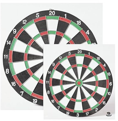 BEARPAW PRODUCTS Zielscheibenauflage Zielscheibe für Bogenschießen mit Pfeil und Bogen Zielpapier Verschiedene Motive 250 g/m² mit Folienkaschierung (Dart, 60x60cm)