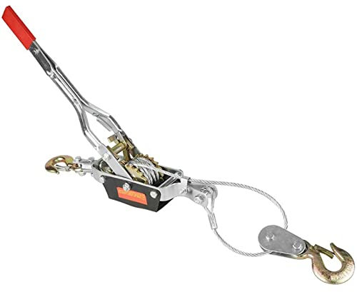 NGIRJKKLL Cabrestante Manual de Alta Resistencia con Doble Gancho y Potente Sistema de extracción para maquinaria básica de ingeniería (4T)