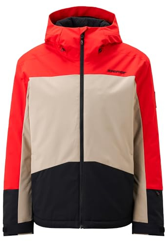 Ziener Herren TARAINO-Z Ski-Jacke/Snowboard-Jacke | atmungsaktiv, wasserdicht, red, 52