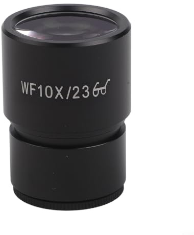 Mikroskop-okular WF10X/20 mm eller WF20X/10 mm med 30 mm uttag, vidvinkelokular av optiskt glas med FMC-beläggning för stereomikroskop, robust metallhölje (WF10X/23)