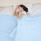 VHOME Sommerdecke - Bambus Decke für Erwachsene Kinder, Leichte Atmungsaktive Kühldecken kann Körper kühl halten für Bett Sofa und überall Blau 150x200cm