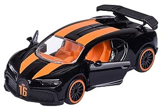 Majorette – Racing Cars – Bugatti Chiron Pur Sport Spielzeugauto, hochdetailliert, Maßstab 1:64 (7,5 cm), mit Sammelkarte, Modellauto für Kinder ab 3 Jahren