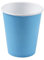Nupik Vasos de cartón color Azul de 290cc., 240 unidades, Resistentes, A Prueba de Fugas, Ideal para Café, Té y Bebidas Refrescantes Frías, Sin Olores, Ideal para Fiestas