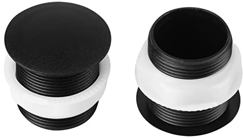 SASKATE 28MM Screw in Type Black Push Button Cover Cap, 28 MM Game Button, 28 MM Button Cover Game Parts, for Game Push Button Joystick Video Game Console