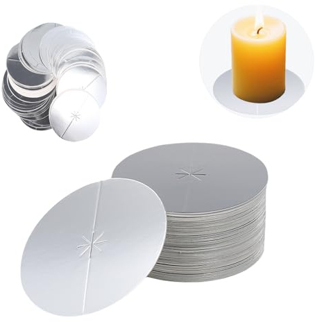 80 Pièces Attrape Gouttes Pour Bougies En Papier, Disques Anti Goutte Bougies 8 Cm, Protege Cire Bougie Jetable, Protection Bougie Idéale Pour Dîner, Fêtes, Cérémonies, Usage Domestique Quotidien