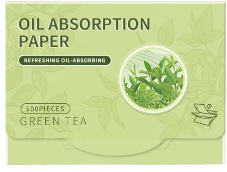 Oil Blotting Paper for Oily Skin – Natural 100pcs | Face Makeup Sheets Soft Control Film | Portable Shine Reducing Absorbent Wipes Pack for Beginners Beauty Lovers Men Women Daily Routine
