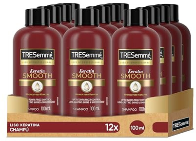 TRESemmé Smooth Keratin Shampoo Pack de 12 x 100 ml