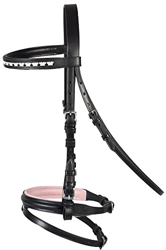 PFIFF 102704 Bridon papillon Rose Cob