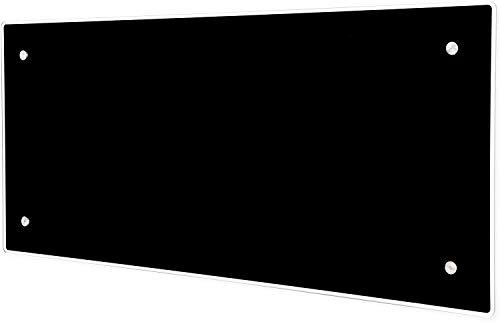 Adax CLea H - Intelligente Wifi Wandkonvektor - 1200W, Schwarz | Elektroheizung Wandmontage | Elektroheizkörper - 340mm | Smartphone-Steuerung | LCD-Anzeige | Heizung Elektrisch | KWT | IP24C