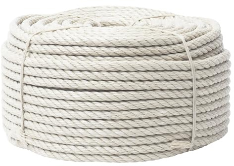 Beige Schnur 100 Meter WERKA PRO Ø 14 mm (Widerstand ± 2600 kg)