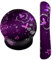AOKSUNOVA Mouse Mat with Wrist Rest for Keyboard Purple Ergonomic Mouse Pad with Gel Cushion