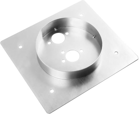 MaxEarn 60mm High Diesel Heater Mounting Plate, Stainless Steel Turret Planar Floor Mounting Bracket for Parking Auxiliary Heating, Compatible with Ebers-pacher We-basto Heater