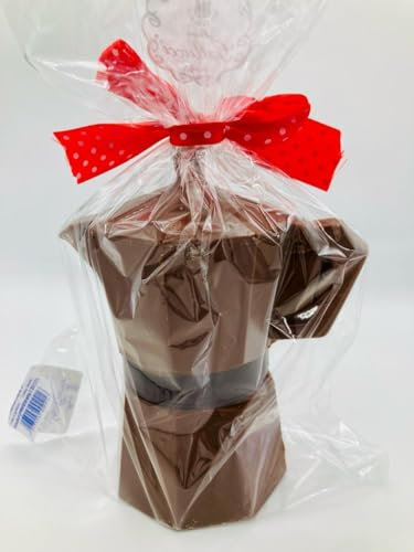 GALLUCCI MARIO - Caffettiera Moka di cioccolato Fondente/latte da 200 gr