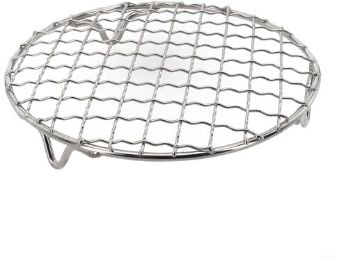 Rejilla de barbacoa de acero inoxidable de alto rendimiento para calefacción uniforme adecuada para varias estufas de cocina (30,5 cm)