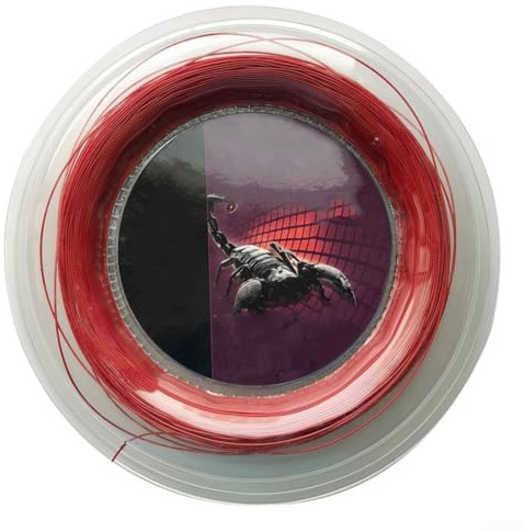 Cuerda de nailon para bádminton de 200 m de largo, 0 72 mm de diámetro para entrenamiento y práctica (rojo)