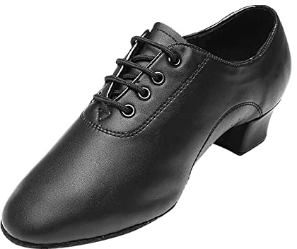 Chaussures Modernes pour Hommes en Cuir parfaites pour Danse Latine Salon ou entraînement en Salle Alliant Style élégant et Confort avec Semelle antidérapante et Design Respirant
