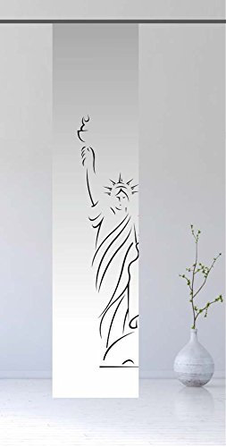 gardinen-for-life Flächenvorhang New York Silver - Schiebevorhang, Gr.60x245 cm