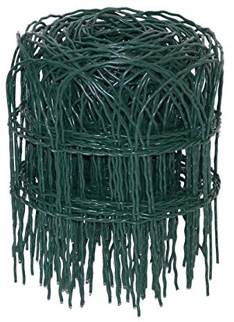 Floralcraft® Green PVC Coated Wire Garden Border Fencing Roll - 10m x 0.25m