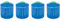 Campingaz 4 x CV 300 Plus Screw On Gas Cartridges, Pack of 4, for Camping Stoves, Compact and Resealable Canister